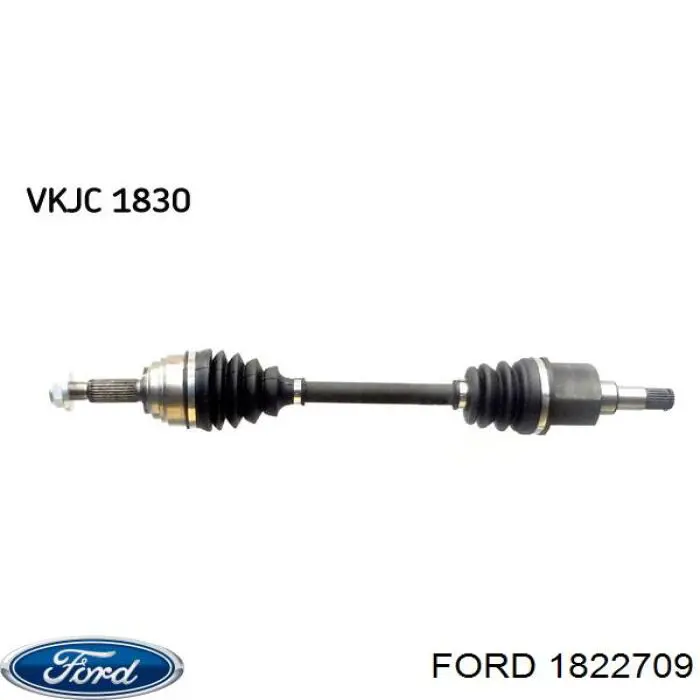 1822709 Ford Полуось передняя левая