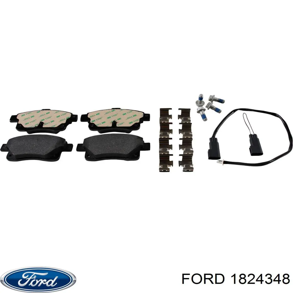 Задние дисковые колодки Ford 1824348