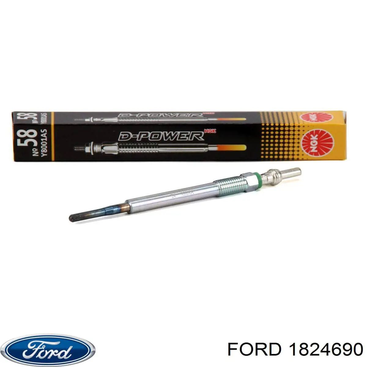 Свечи накала 1824690 Ford