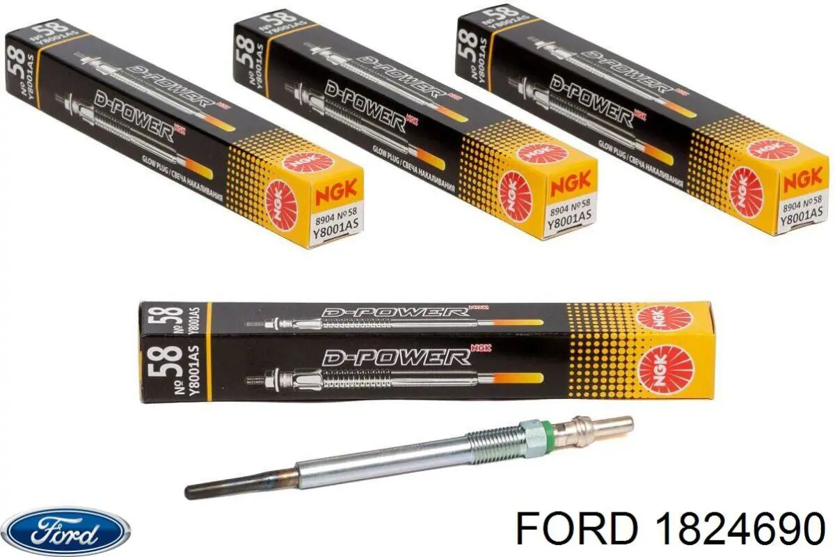 1824690 Ford Свечи накаливания
