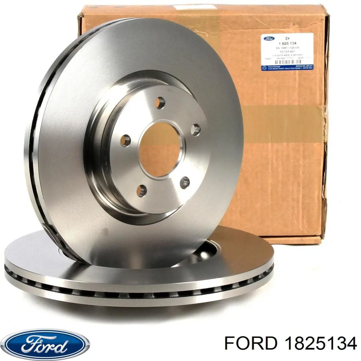 1825134 Ford диск тормозной передний