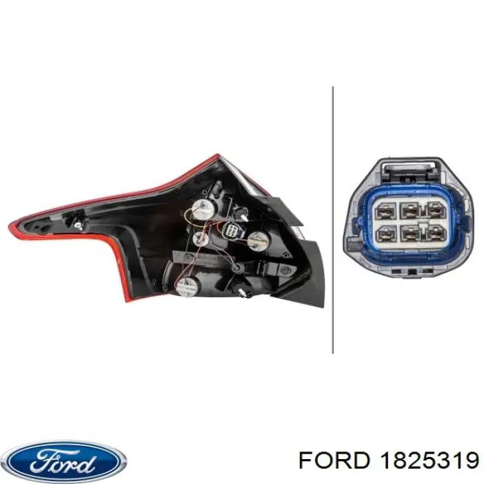 Купить 1825319 Ford Задняя правая фара