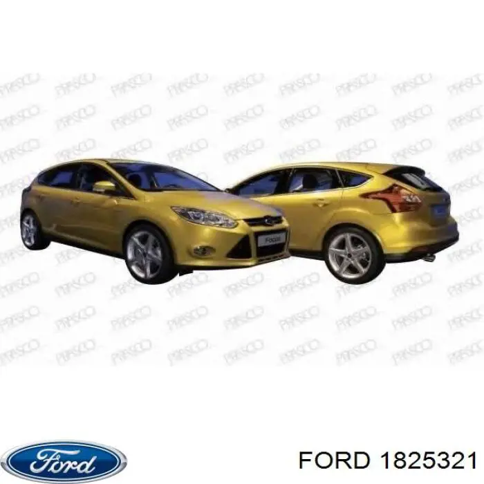 1825321 Ford фонарь задний левый