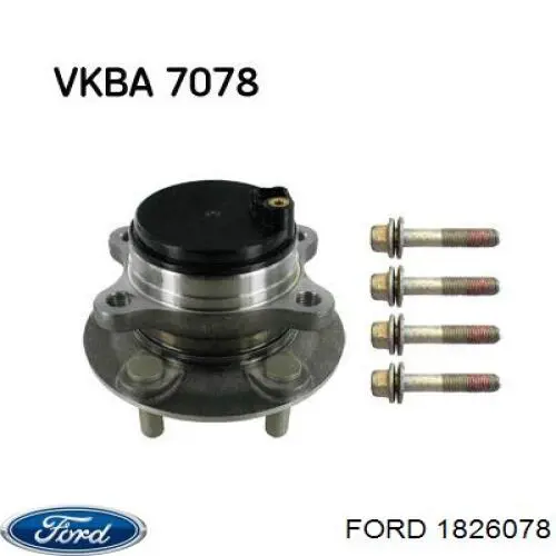 1826078 Ford Ступица задняя