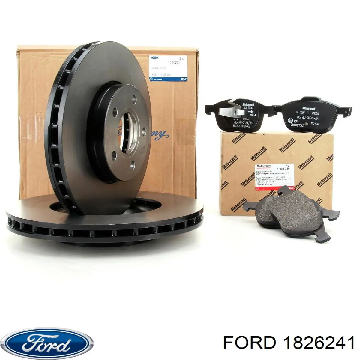 1826241 Ford передние тормозные колодки