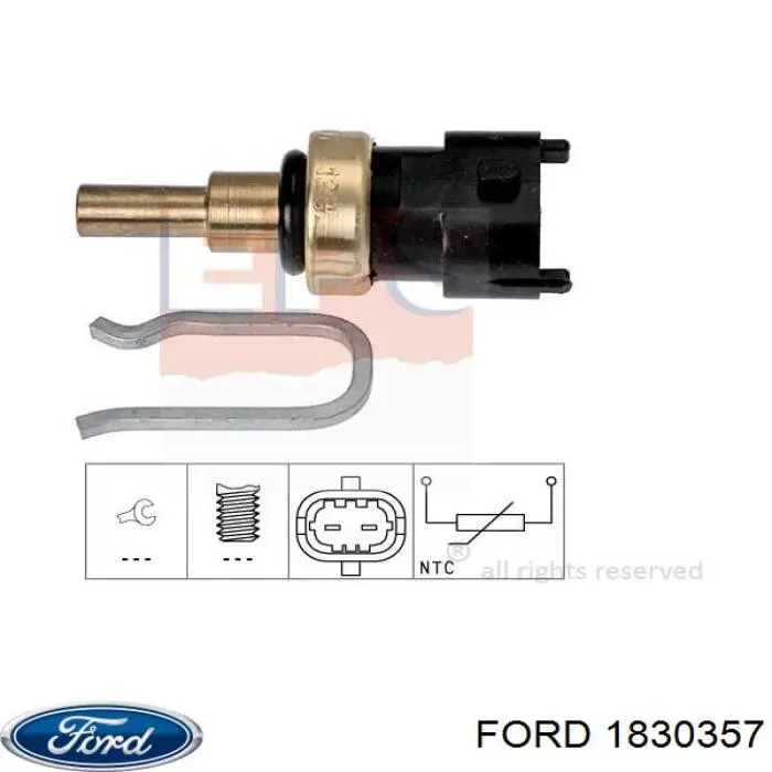 Фара левая 1830357 Ford