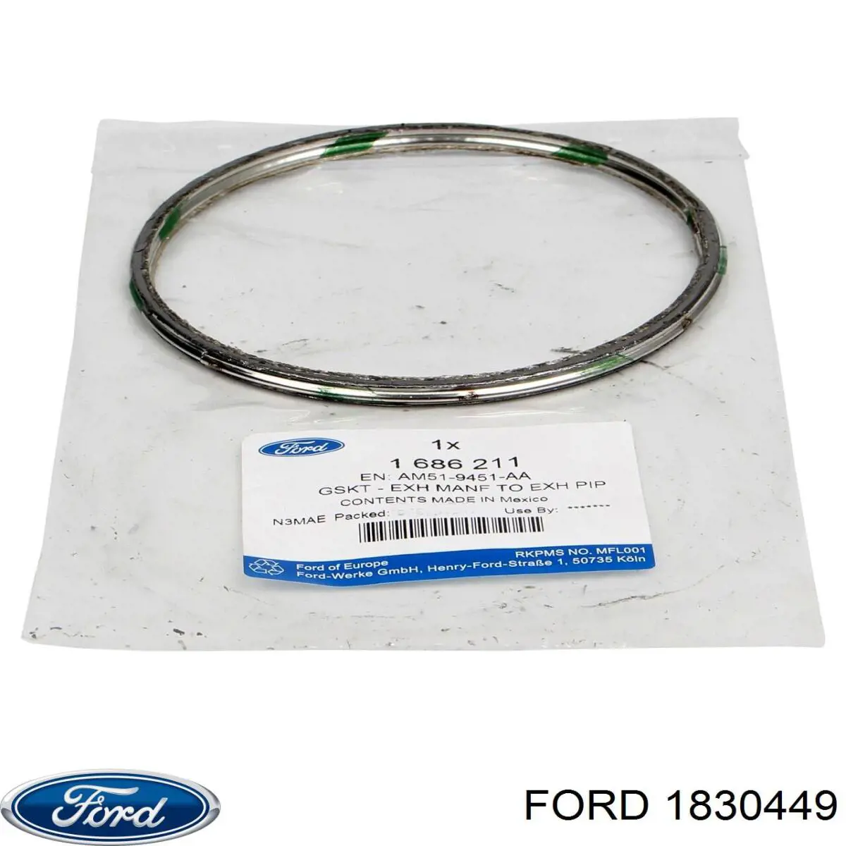 Купить 1830449 Ford Прокладка впускного коллектора