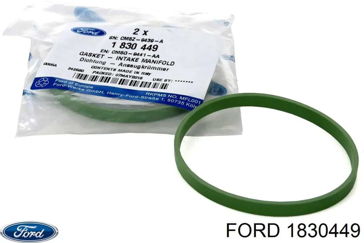 Прокладка всасывающего коллектора Ford 1830449 цена, от 10.43 USD