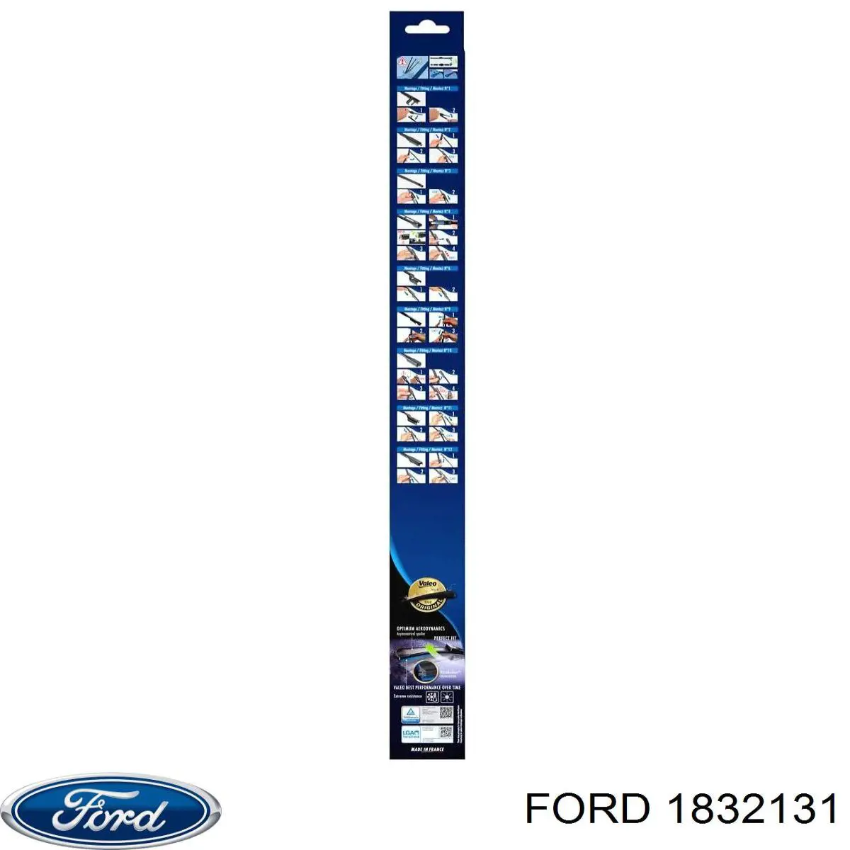 Щетка стеклоочистителя лобового стекла, водительская Ford 1832131 цена, от 20.09 USD