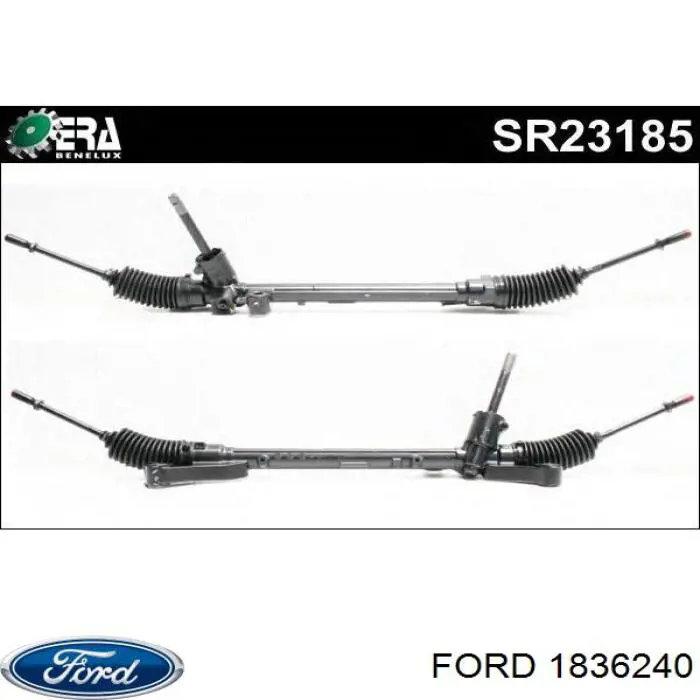 Cremalheira da direção Ford 1836240