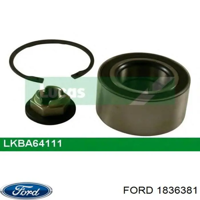 1836381 Ford Подшипник ступицы передней