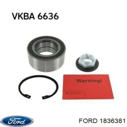 Подшипник ступицы 1836381 Ford