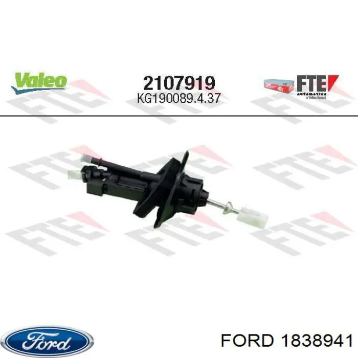 Главный цилиндр сцепления 1838941 Ford