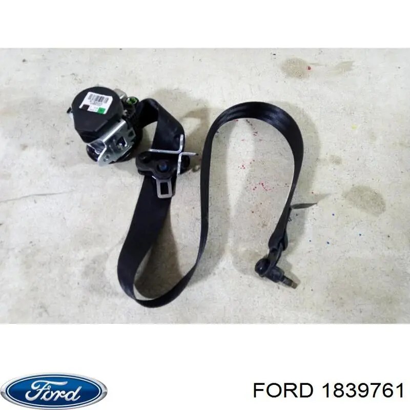 1839761 Ford Ремень безопасности передний правый