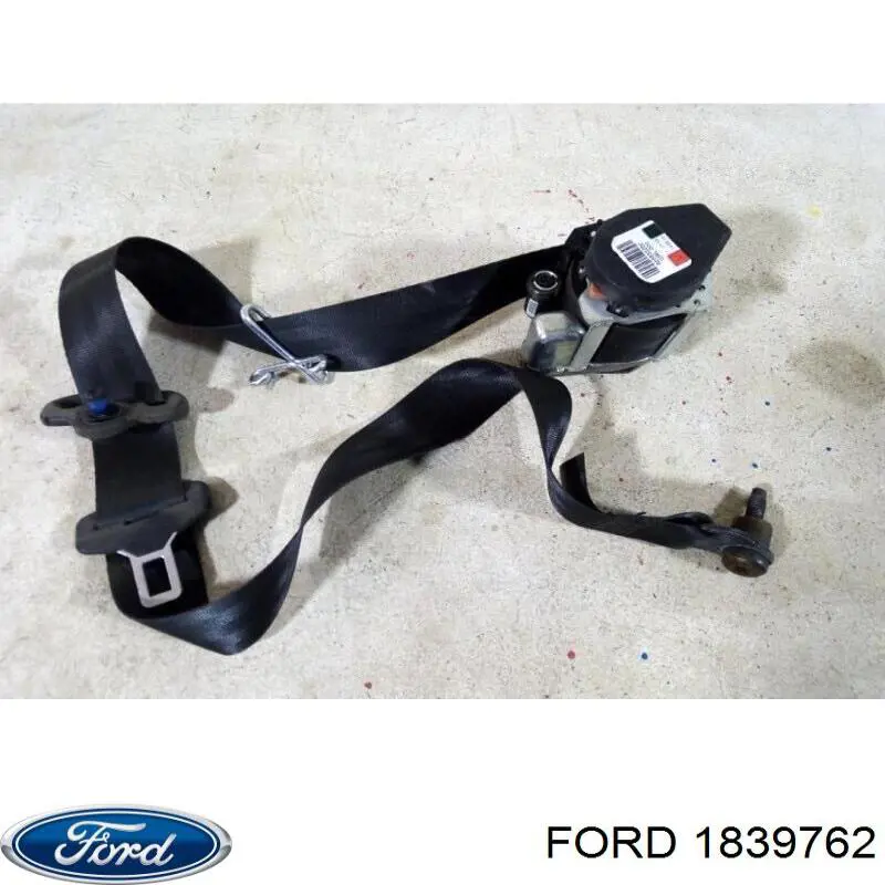1839762 Ford Ремень безопасности передний левый