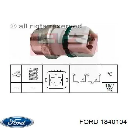 AV613B436CC Ford Полуось передняя, правая
