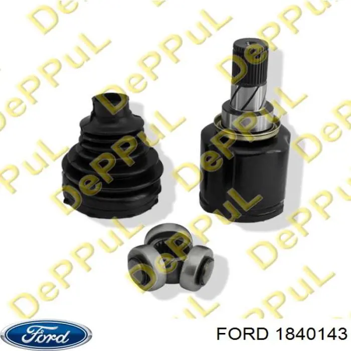1840143 Ford Полуось передняя левая