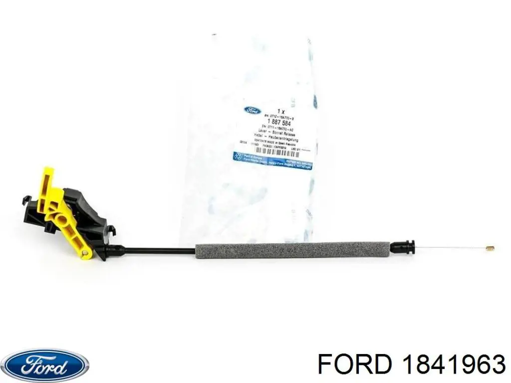 2519616 Ford Трос открытия капота