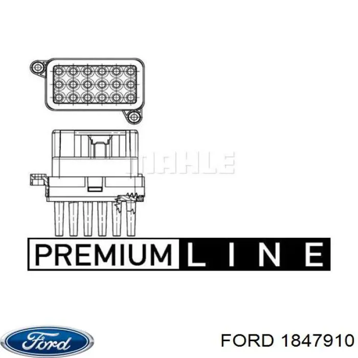 Купить 1847910 Ford Регулятор оборотов вентилятора печки