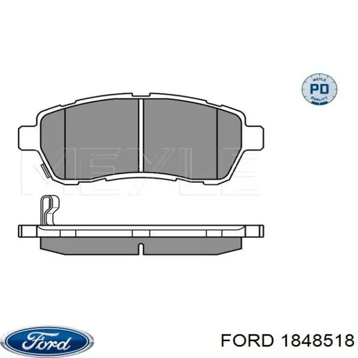 Колодки Ford 1848518 цена, от 23.65 USD