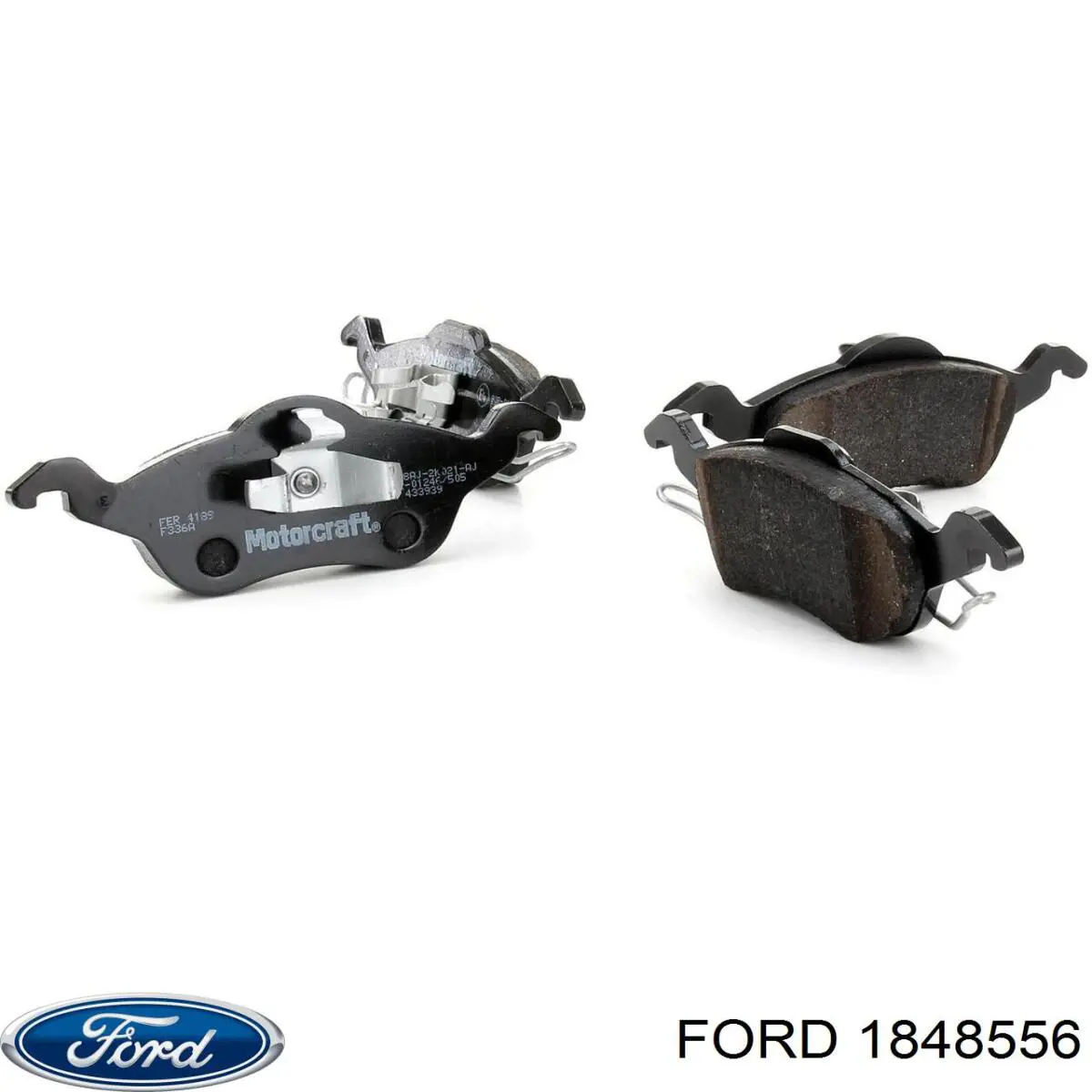 Купить 1848556 Ford Колодки тормозные задние, дисковые