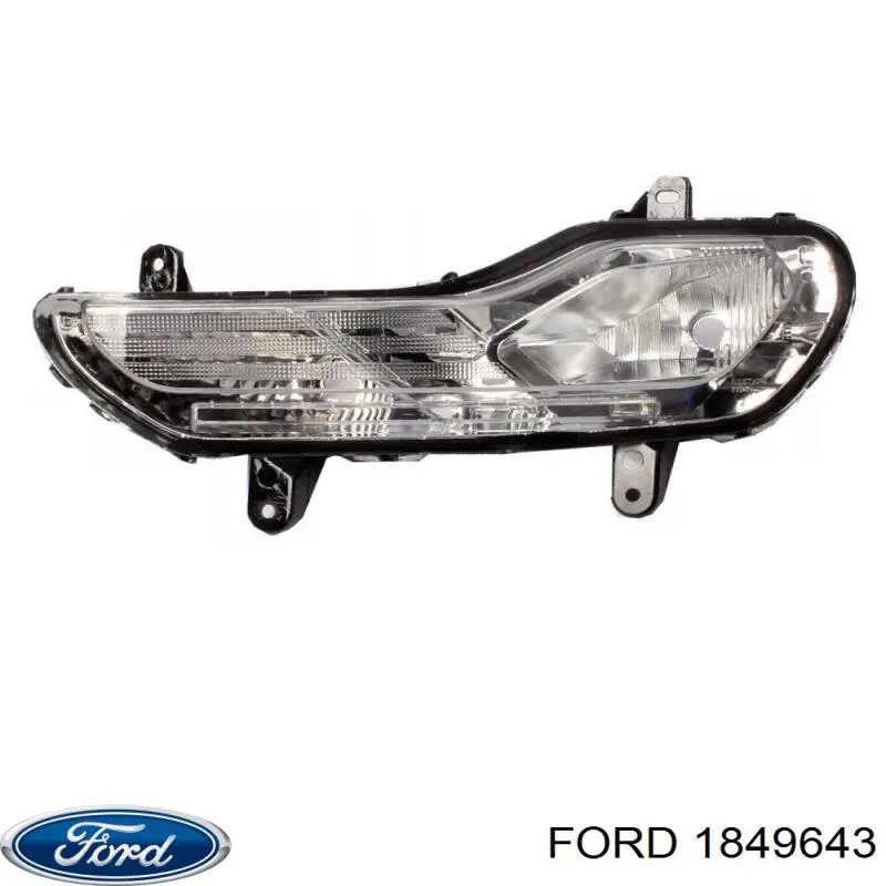 1849643 Ford luzes de nevoeiro direitas