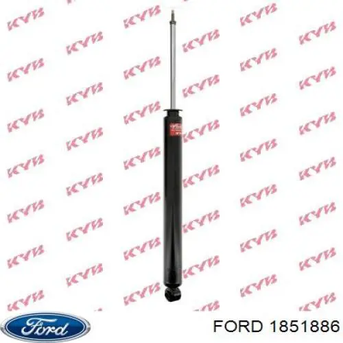 1851886 Ford Амортизаторы задние