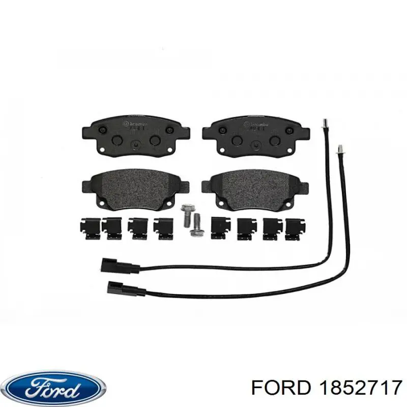 Задние дисковые колодки Ford 1852717