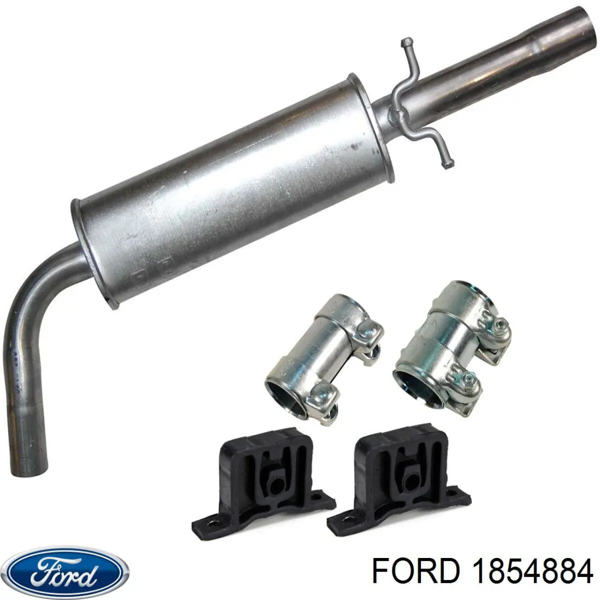 Хомут крепления глушителя передний Ford 1854884 цена, от 6.88 USD