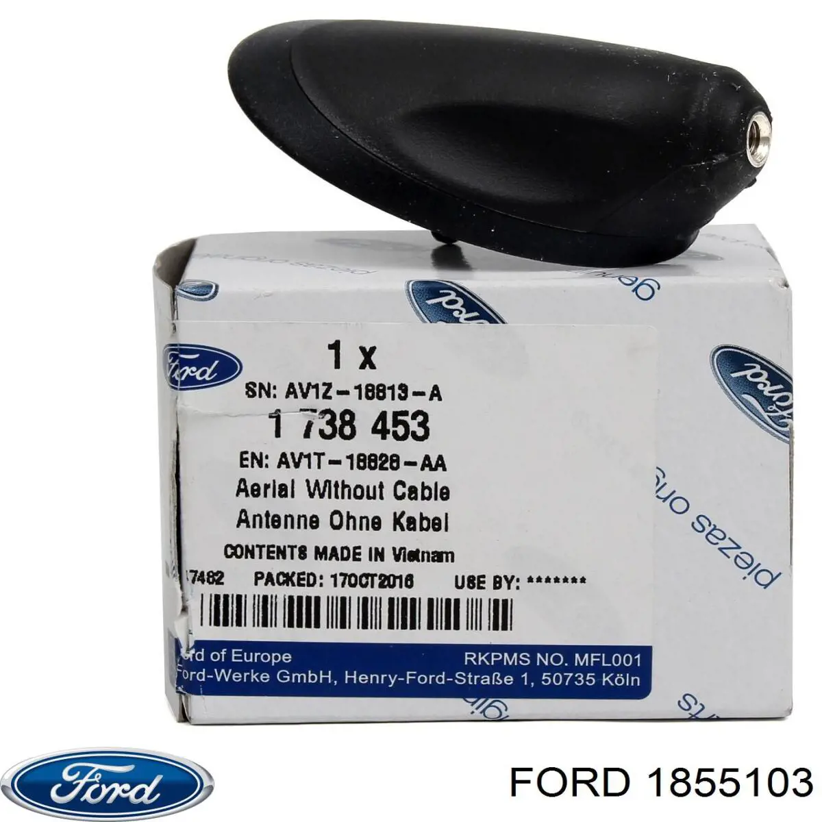 Купить 1855103 Ford Стекло зеркала заднего вида, левого