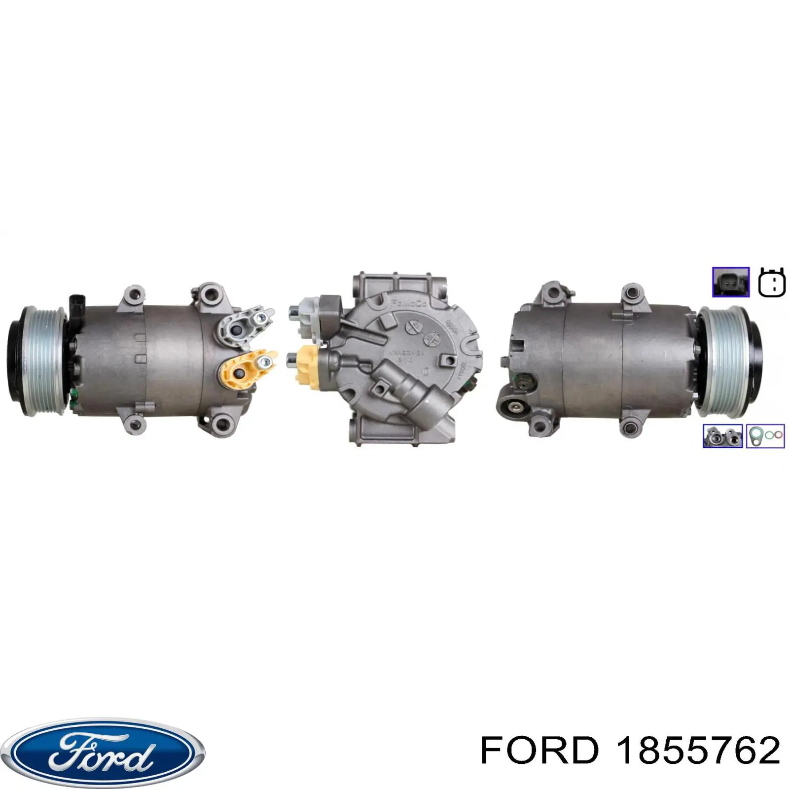Купить 1855762 Ford Компрессор климатической установки