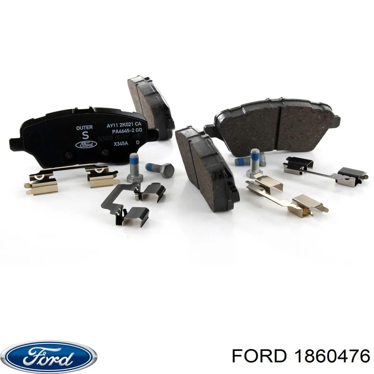 Купить 1860476 Ford Колодки тормозные