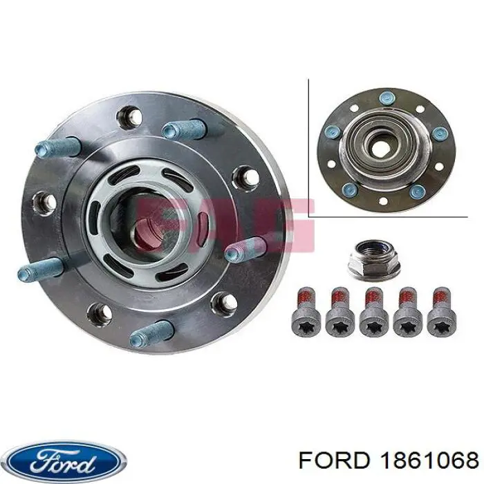 Ступица задняя 1861068 Ford