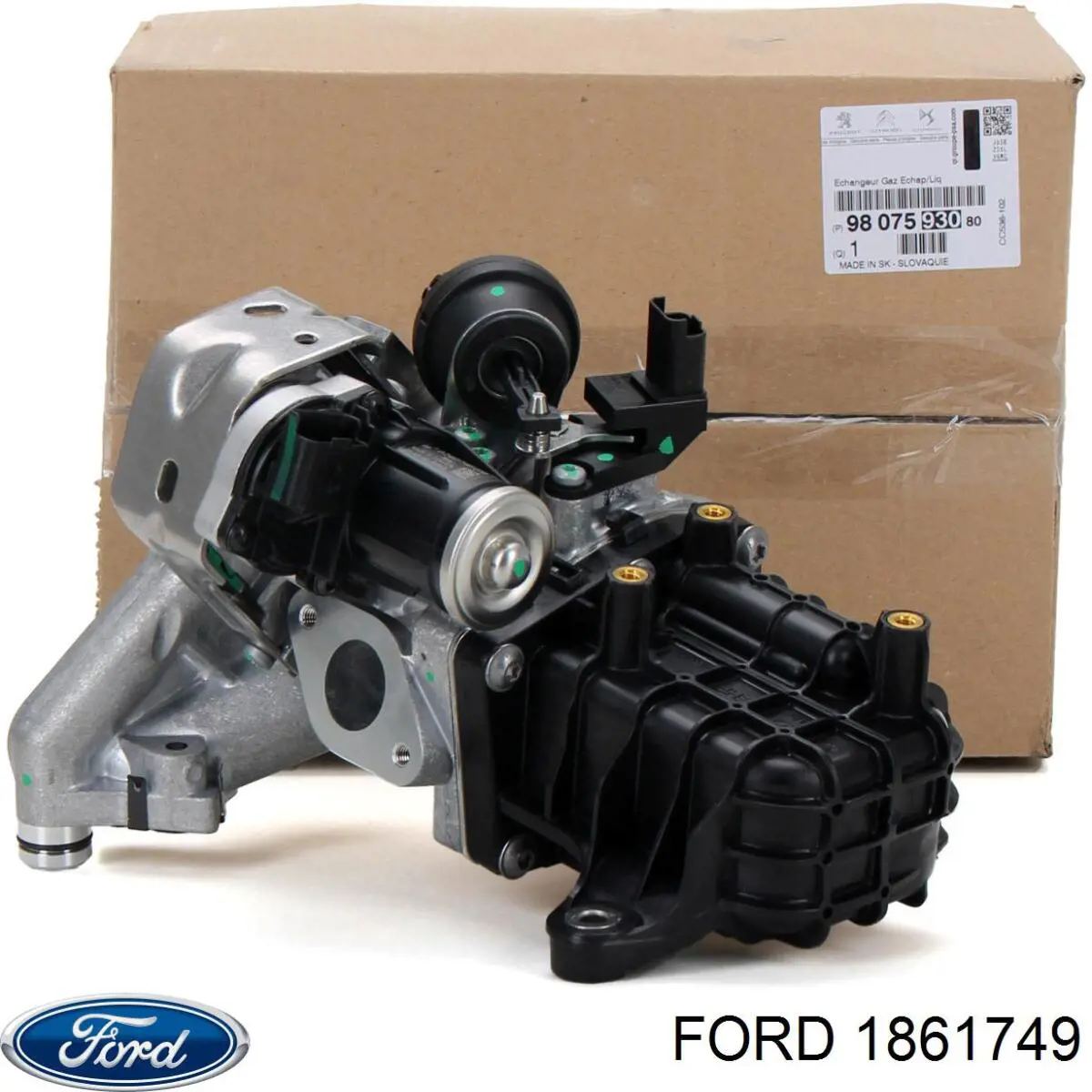 Клапан EGR рециркуляции газов на Ford Kuga CBS
