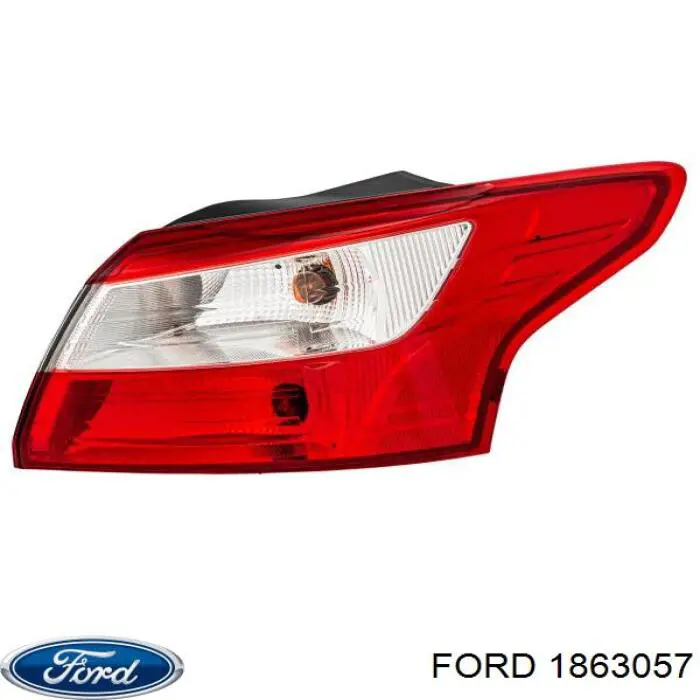 1863057 Ford фонарь задний правый внешний