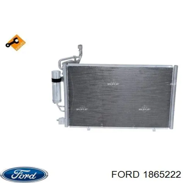 Радиатор кондиционера 1865222 Ford