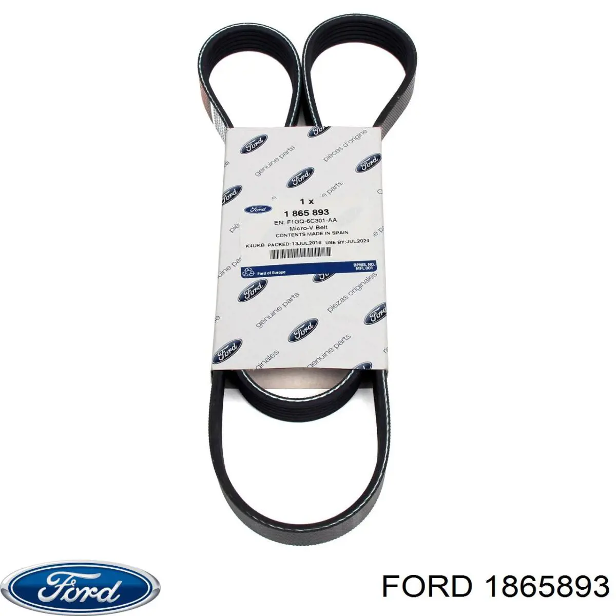 Correa trapezoidal 1865893 Ford