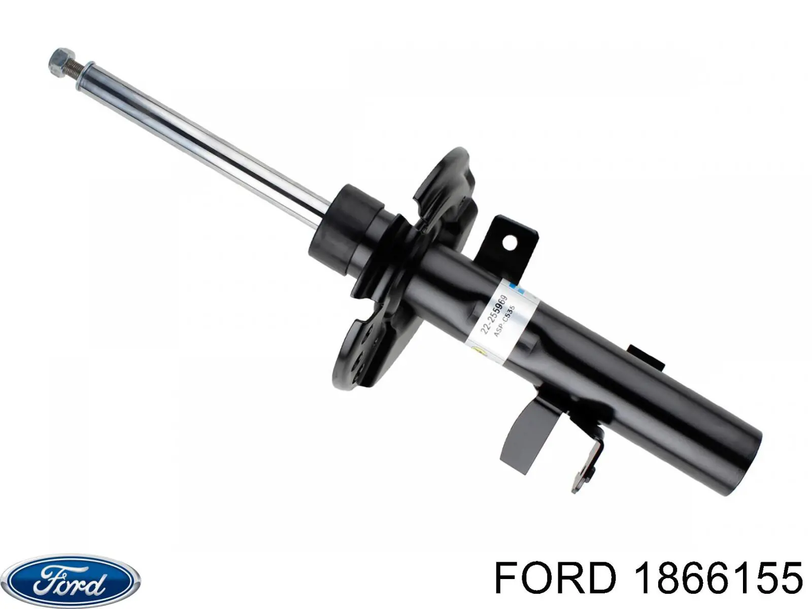 1866155 Ford amortecedor dianteiro esquerdo