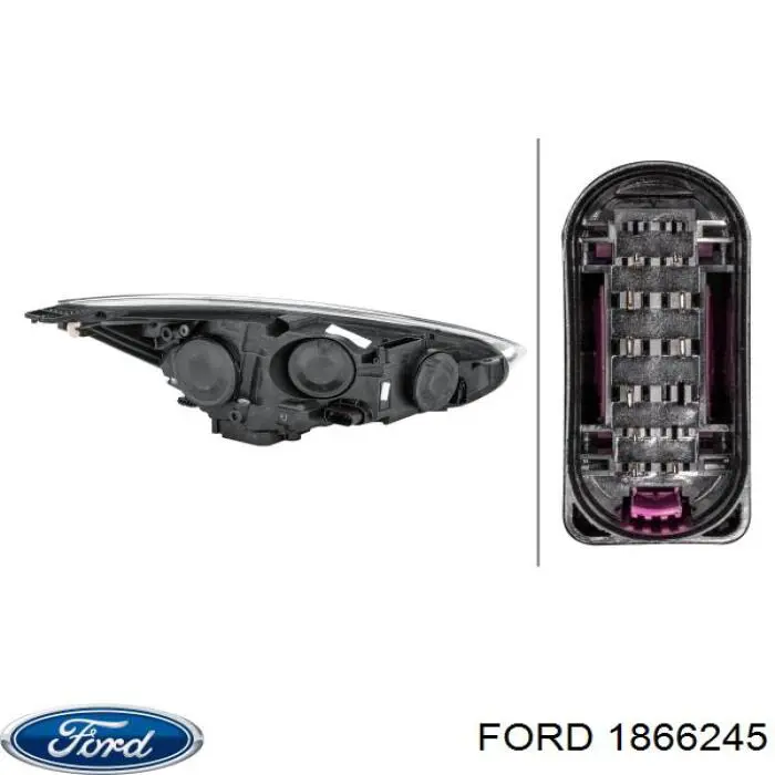 Фара левая Ford 1866245 цена, от 282.13 USD