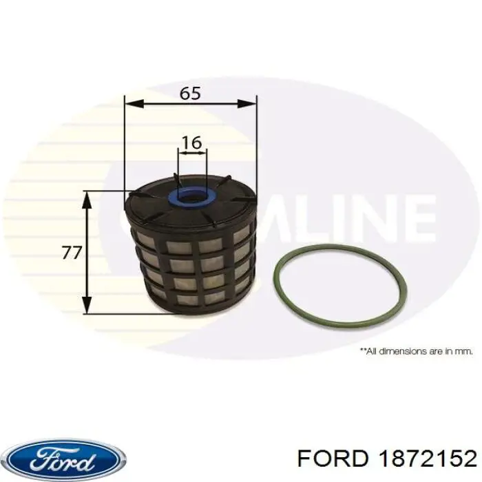 Купить 1872152 Ford Фильтр-отстойник топлива грубой очистки