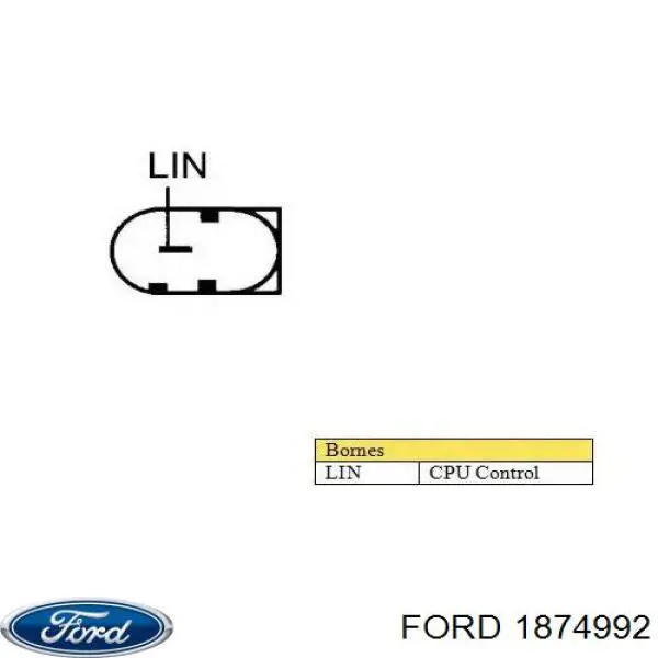 Автомобильный генератор Ford 1874992 цена, от 202.73 USD