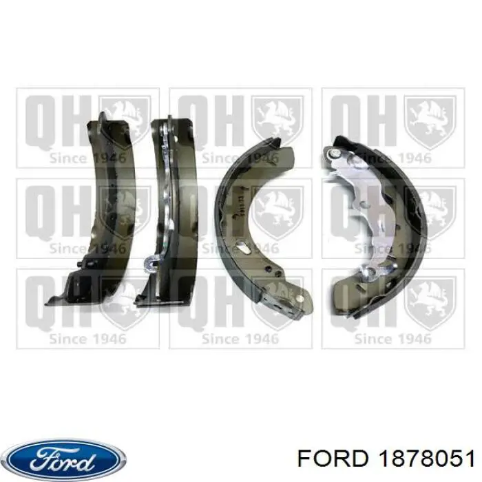 Купить 1878051 Ford Задние барабанные тормозные колодки