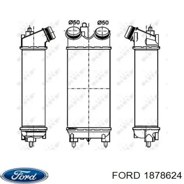 Система охлаждения наддувочного воздуха Ford 1878624 цена, от 68.61 USD