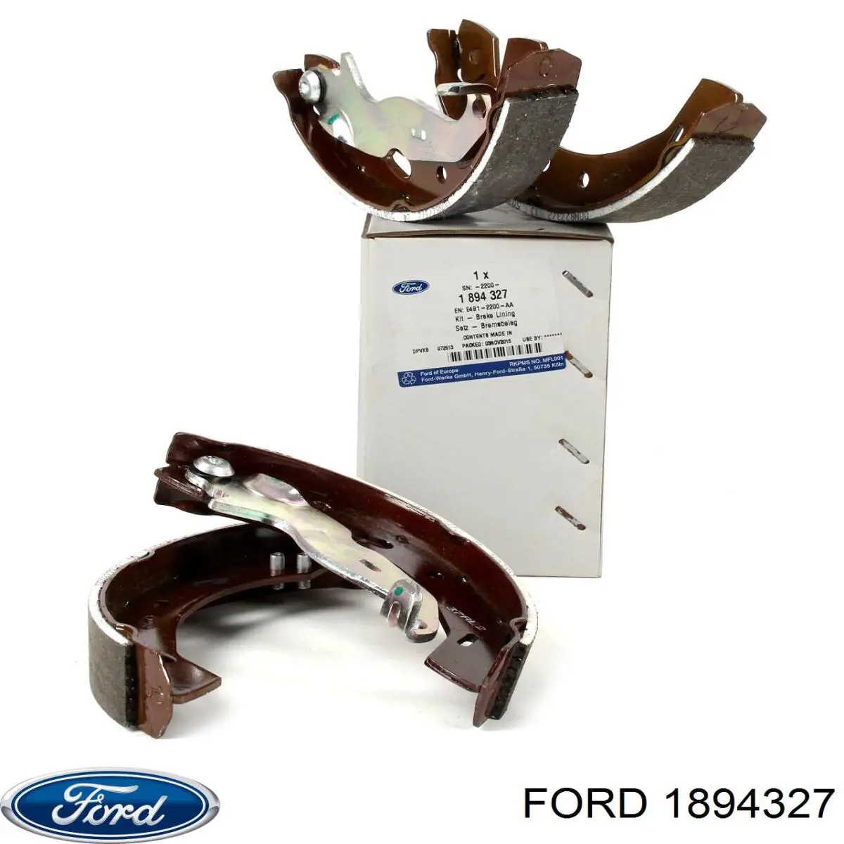 1894327 Ford задние барабанные колодки