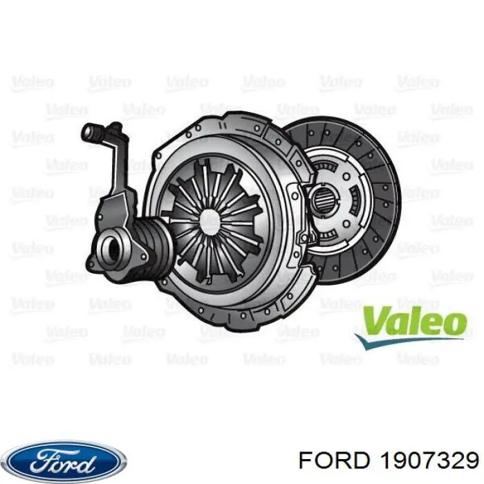 Комплект сцепления (3 части) Ford 1907329 цена, от 187.31 USD