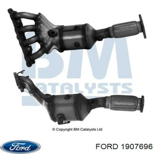 Каталитический нейтрализатор отработавших газов Ford 1907696 цена, от 276.22 USD
