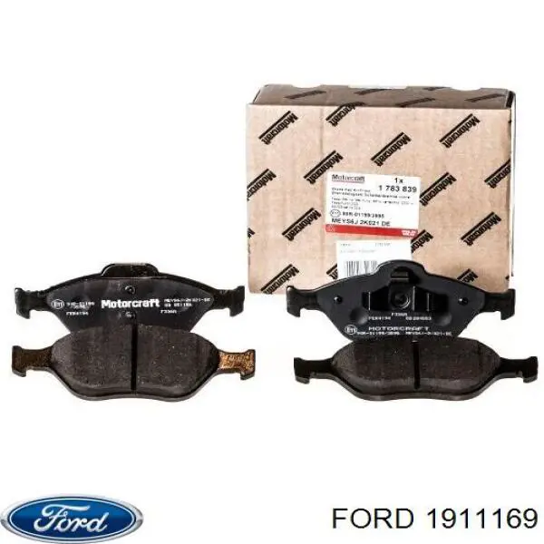 1911169 Ford колодки тормозные передние дисковые