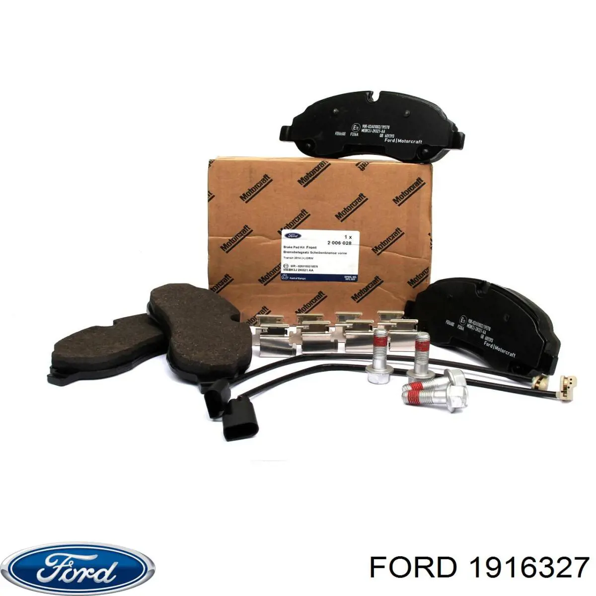 Купить 1916327 Ford Колодки тормозные задние, дисковые