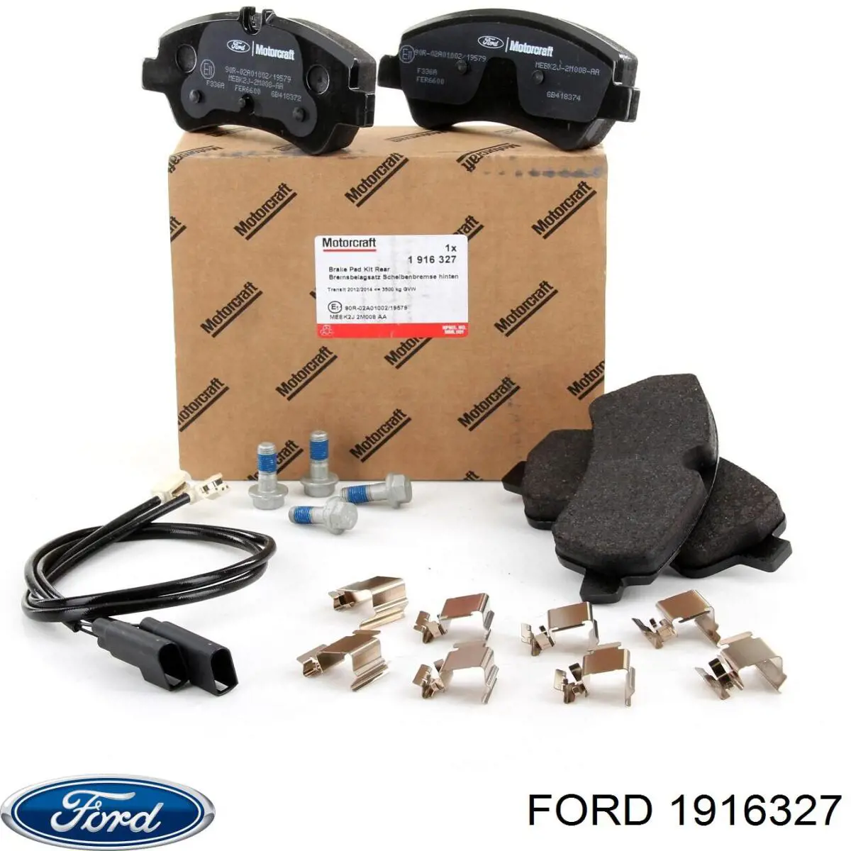 Купить 1916327 Ford Колодки тормозные задние, дисковые