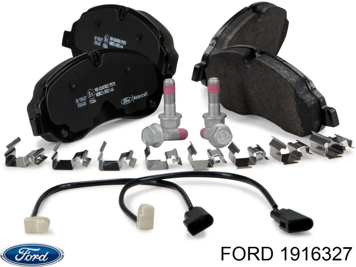 Задние тормозные колодки 1916327 Ford
